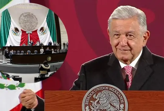 AMLO informó que la ley electoral fue aprobada por los diputados. 