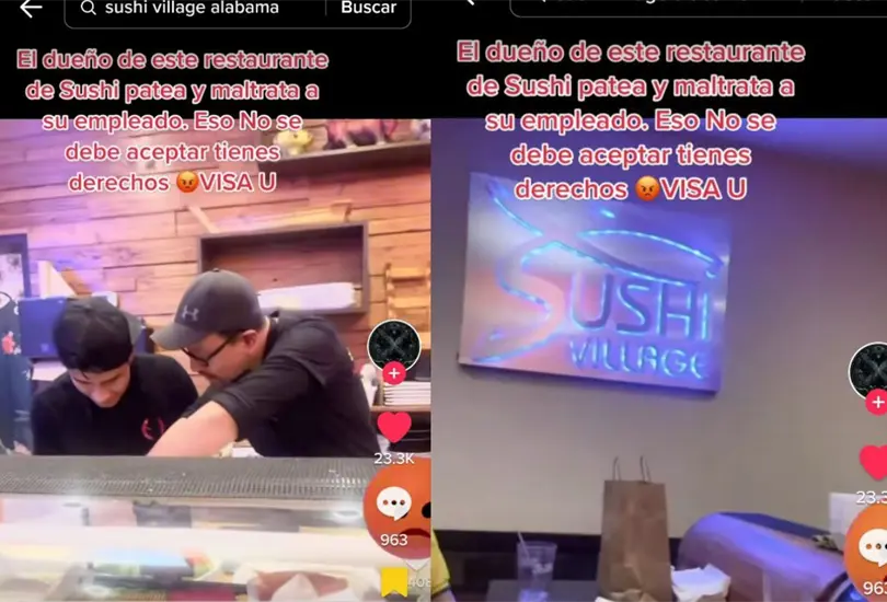 En redes sociales circula un video en donde se observa al due&ntilde;o de un restaurante golpeando a su empleado frente a sus clientes, hecho que caus&oacute; indignaci&oacute;n entre los internautas