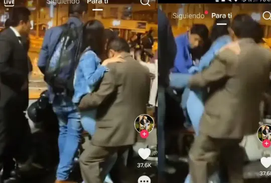 Captan a supuesto profesor perreando con alumnos en plena calle | VIDEO Captan a supuesto profesor perreando con alumnos en plena calle | VIDEO