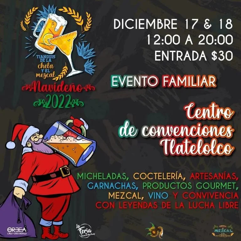 Tianguis de la Chela y el mezcal en CDMX - Tomada de Facebook