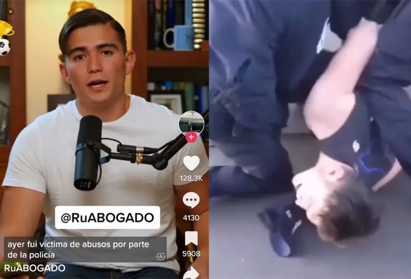 Rub&eacute;n Arenzana intentaba exponer un supuesto ret&eacute;n ilegal cuando tres elementos de tr&aacute;nsito municipal lo sometieron y lo trasladaron al MP por el delito de lesiones en contra de uno de los polic&iacute;as