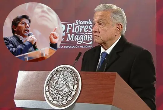 AMLO lamentó lo ocurrido en Perú con Pedro Castillo. 