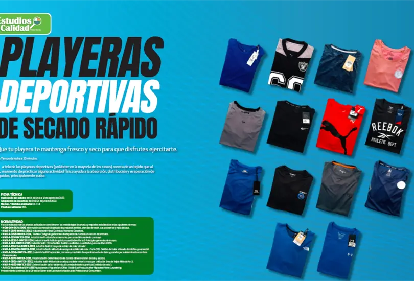 La Profeco encontr&oacute; que algunas de las playeras deportivas que se venden en diversos establecimientos son de excelente calidad y tienen hasta tres veces menor precio que su competencia.