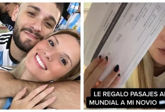 Lleva al Mundial a su novio