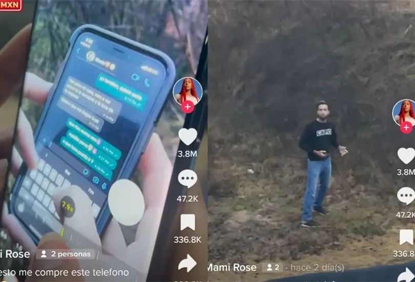 El hombre se alej&oacute; de su casa para poder conversar con su amente pero nunca imagin&oacute; que su esposa lo estar&iacute;a viendo todo con el zoom de su celular