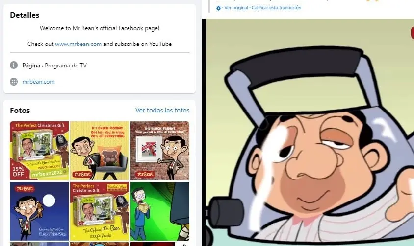 La cuenta del famoso brit&aacute;nico Mr. Bean cuenta con 132 millones de seguidores.