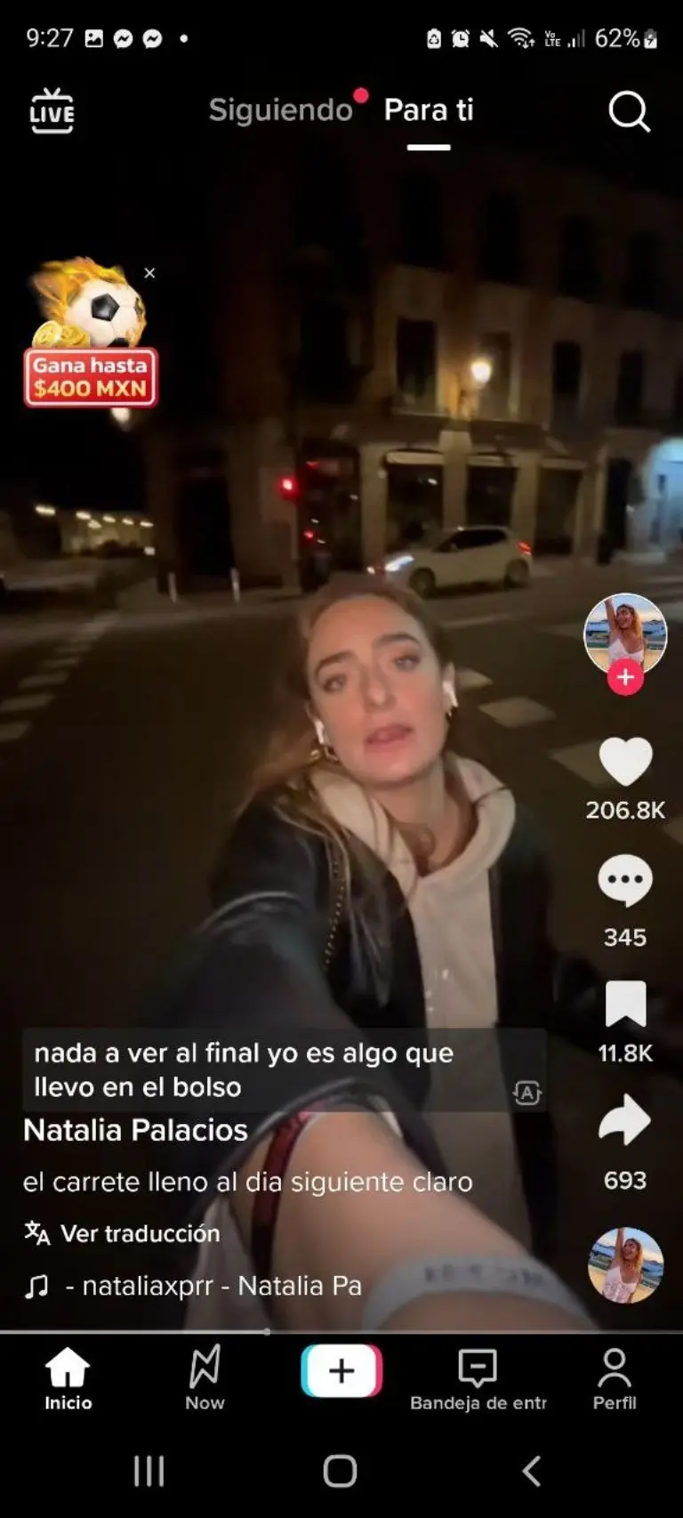 Joven finge en vivo para no ser asaltada - Tomada de video