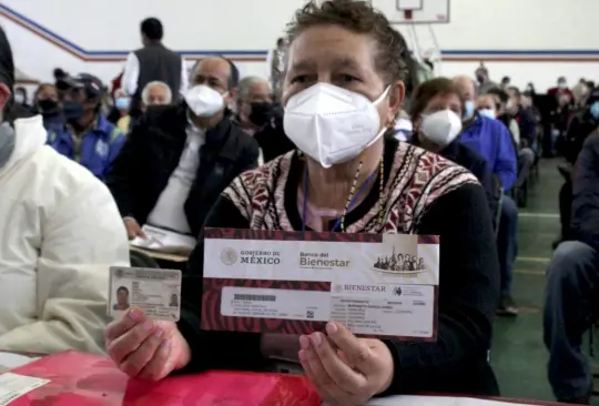 Adelantan pagos en el mes de marzo a beneficiaros de las Pensiones para el Bienestar. 