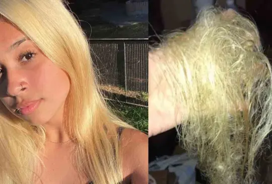 Joven acude a estética para su fiesta de XV años y la dejan sin pelo