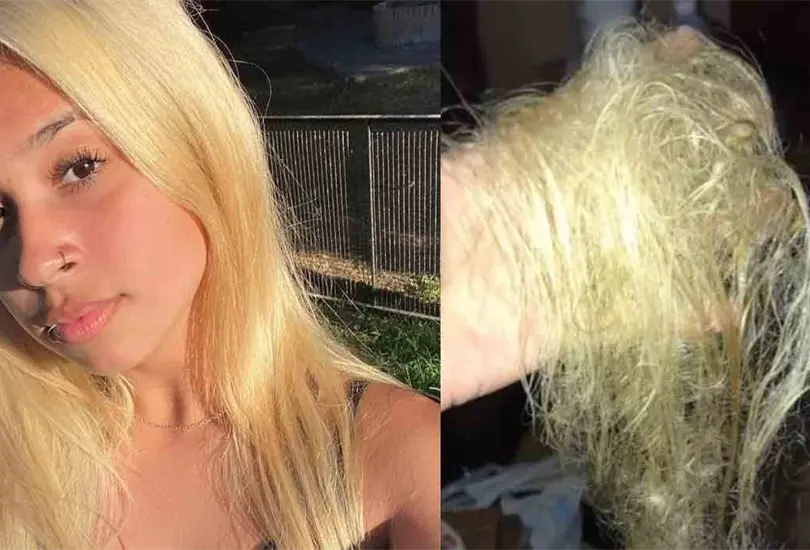 Joven acude a estética para su fiesta de XV años y la dejan sin pelo Joven acude a estética para su fiesta de XV años y la dejan sin pelo