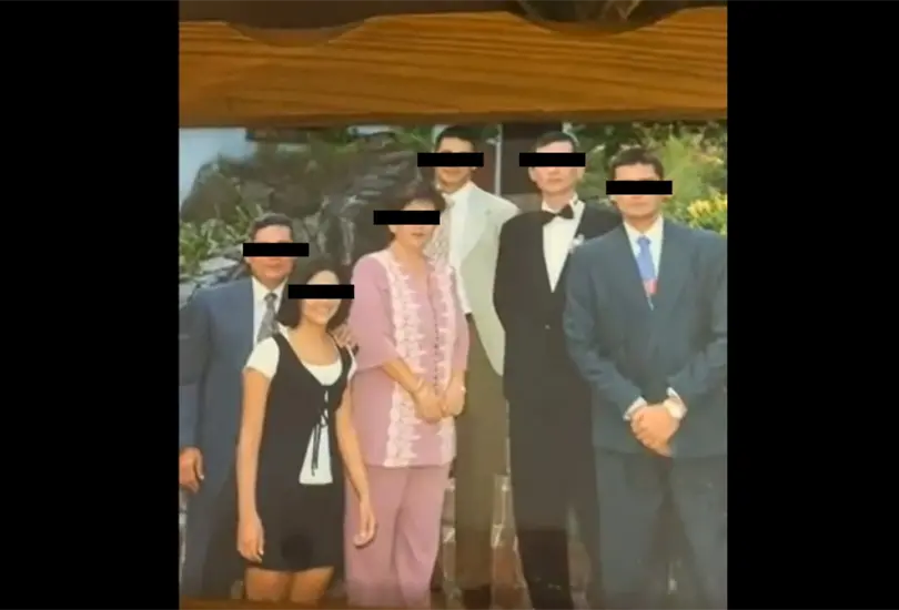 Exhiben a suegra que borr&oacute; a su nuera de fotograf&iacute;a de la boda con su hijo