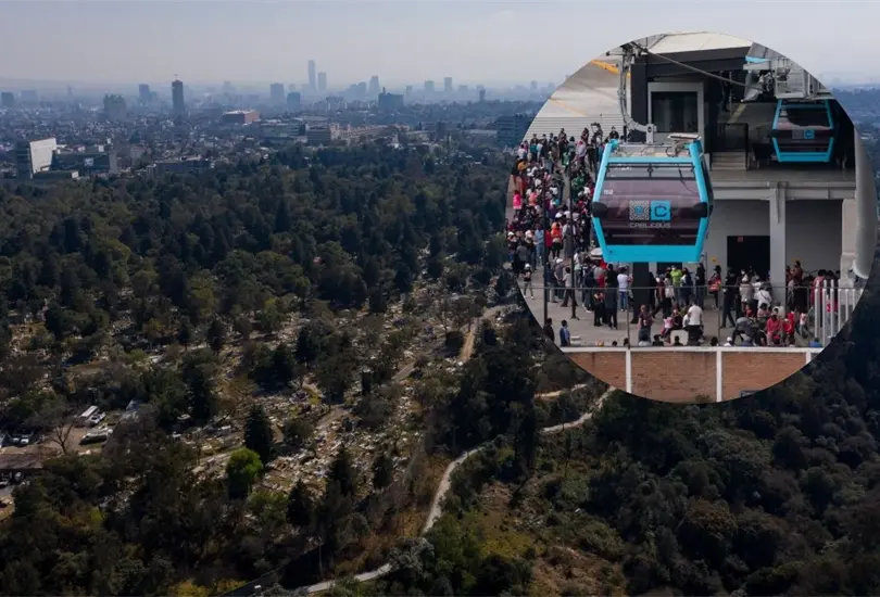 Estas son las estaciones del Cableb&uacute;s Chapultepec. 