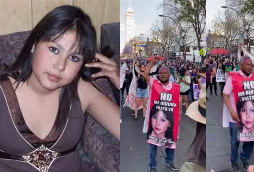 El se&ntilde;or Jos&eacute; Luis Castillo ha participado en diversas marchas feministas exigiendo justicia