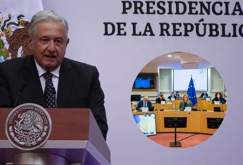 AMLO responde a los miembros del Parlamento Europeo, quienes lo criticaron por la muerte de periodistas en M&eacute;xico. 