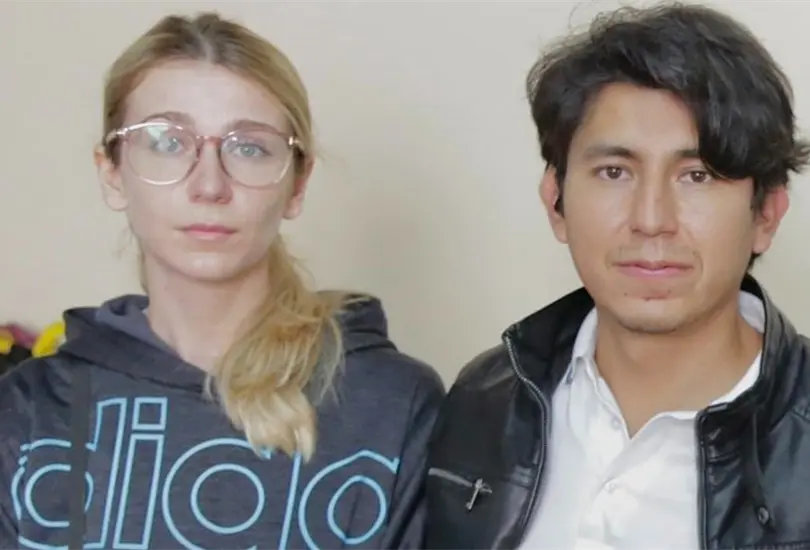 El mexicano y su novia ucraniana se encontraban preparando su boda cuando tuvieron que huir del pa&iacute;s. 