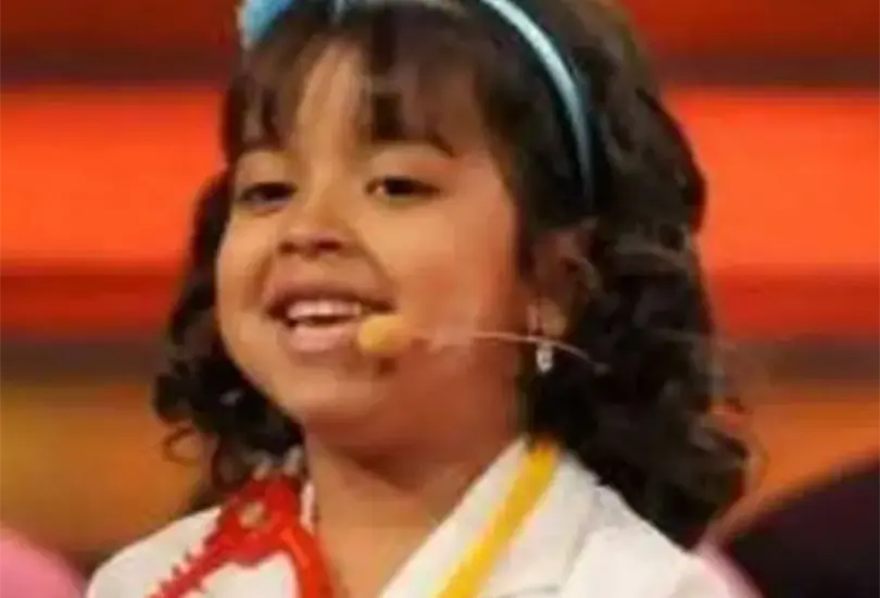Fue una de las concursantes m&aacute;s conocidas de Peque&ntilde;os Gigantes.