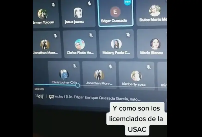 Profesor cancela clase virtual Profesor cancela clase virtual