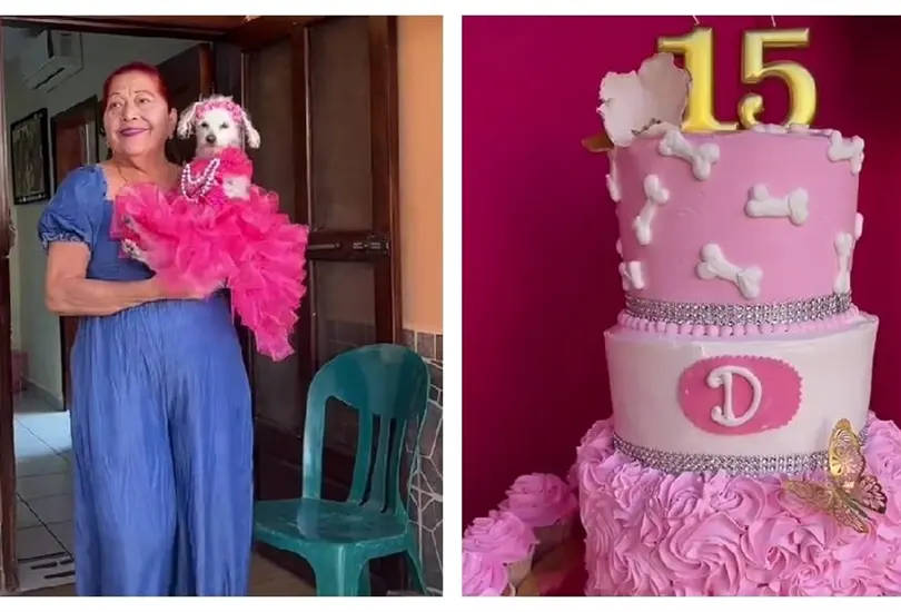 Familia celebra los XV a&ntilde;os de su macota
