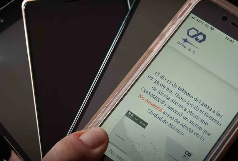 Las personas podr&aacute;n recibir su notificaci&oacute;n de la alerta s&iacute;smica
