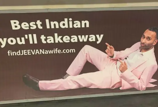 Hombre gasta una fortuna en publicidad para encontrar esposa Hombre gasta una fortuna en publicidad para encontrar esposa