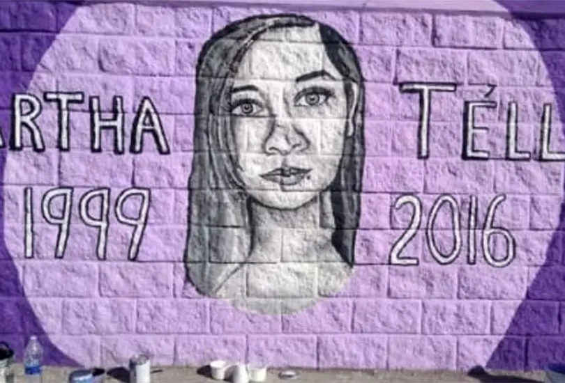 Martha T&eacute;llez fue asesinada en el mes de febrero de 2016.