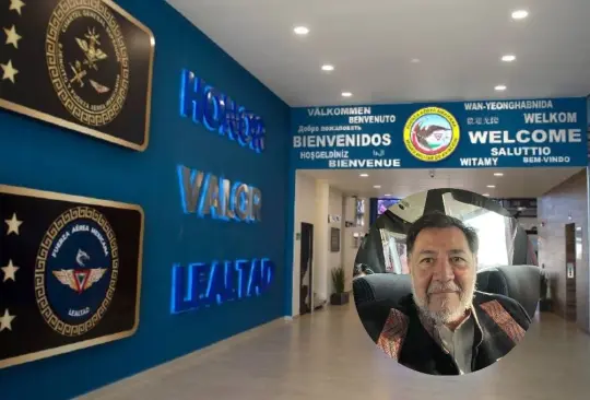 Noroña presume viaje al aeropuerto de Santa Lucía. Noroña presume viaje al aeropuerto de Santa Lucía.
