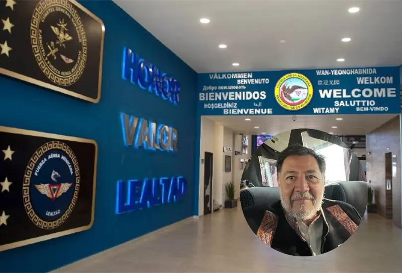 Noro&ntilde;a presume viaje al aeropuerto de Santa Luc&iacute;a. 