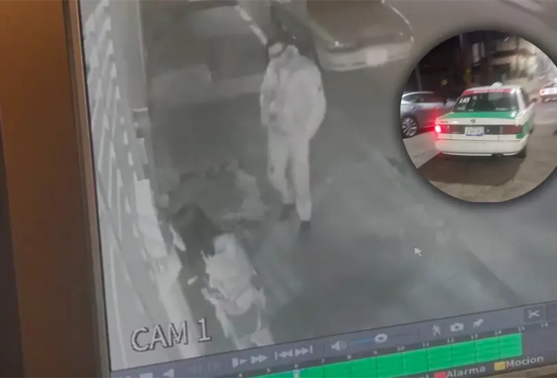 Cuando la usuaria se atrevió a dejar el taxi, el conductor descendió del vehículo para seguir acosándola. Cuando la usuaria se atrevió a dejar el taxi, el conductor descendió del vehículo para seguir acosándola.