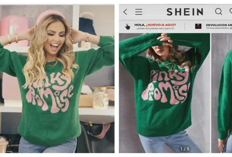 Karla Díaz causa polémica por un suéter Karla Díaz causa polémica por un suéter