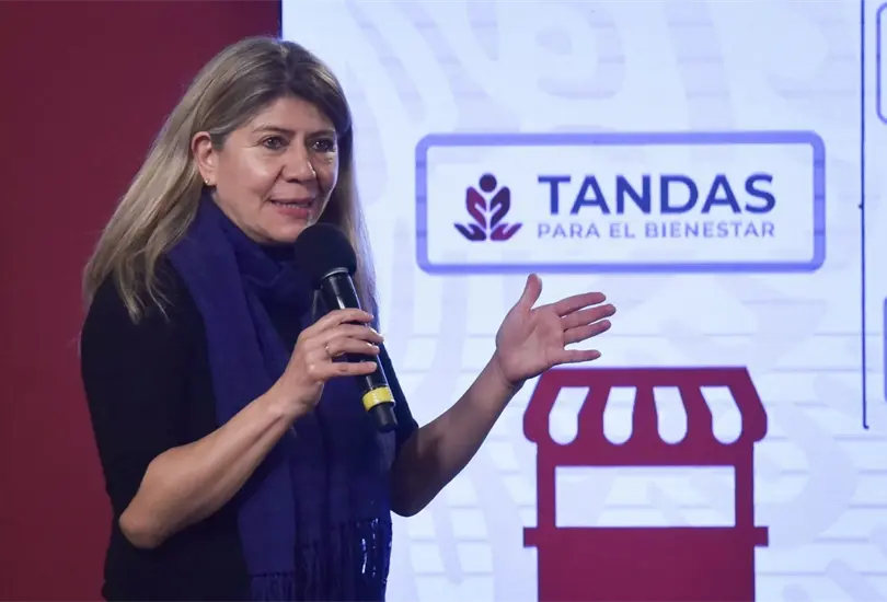 Roc&iacute;o Mej&iacute;a, titular del programa Tandas para al Bienestar. 