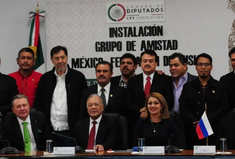 Diputados del PT, Morena y PRI estuvieron en la instalaci&oacute;n del Grupo de Amistad M&eacute;xico-Rusia.
