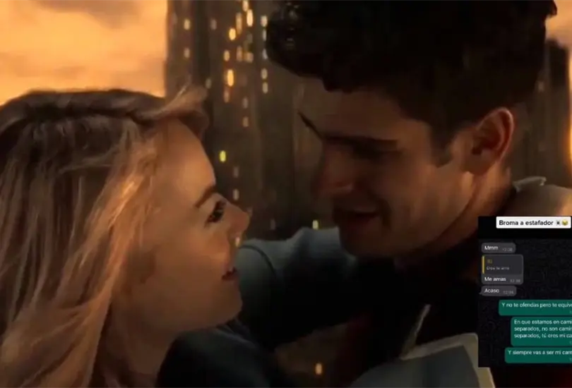 De acuerdo con el video de TikTok, el estafador se dio por vencido ante las incre&iacute;bles respuestas. 