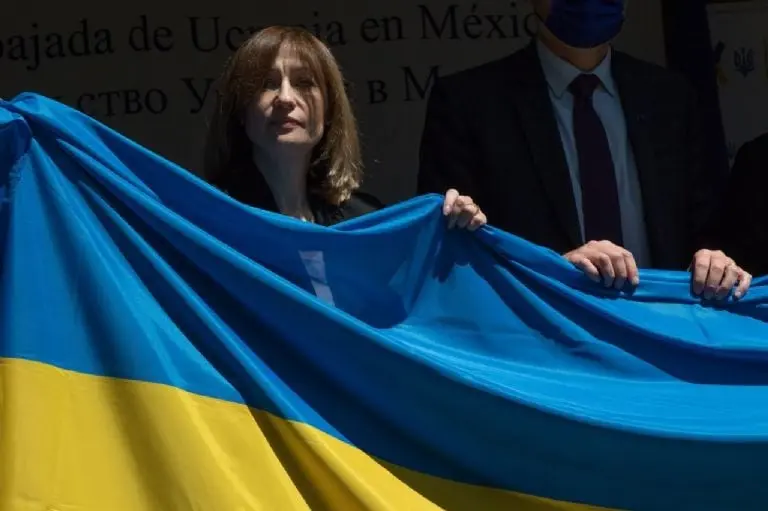 La embajadora de Ucrania lamentó el apoyo que diputados dieron al gobierno ruso. FOTO: Cuartoscuro