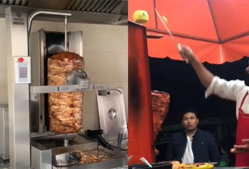 ¡El futuro es hoy! Lanzan robot taquero que hace los cortes de la carne más finos ¡El futuro es hoy! Lanzan robot taquero que hace los cortes de la carne más finos
