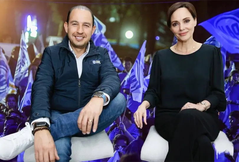 El dirigente nacional del PAN, Marko Cort&eacute;s, dio la bienvenida a Lilly T&eacute;llez. 