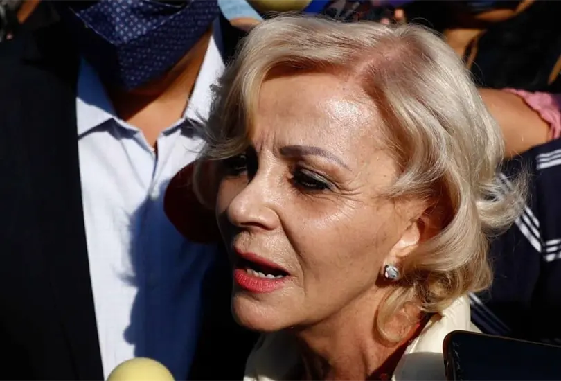 Alejadra Cuevas sali&oacute; este lunes del penal se Santa Martha Acatitla.