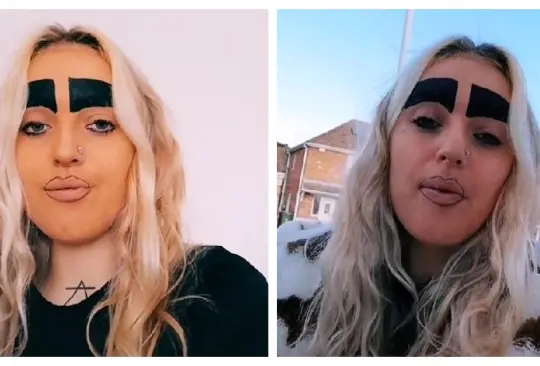 Mujer es criticada por sus cejas en TikTok Mujer es criticada por sus cejas en TikTok