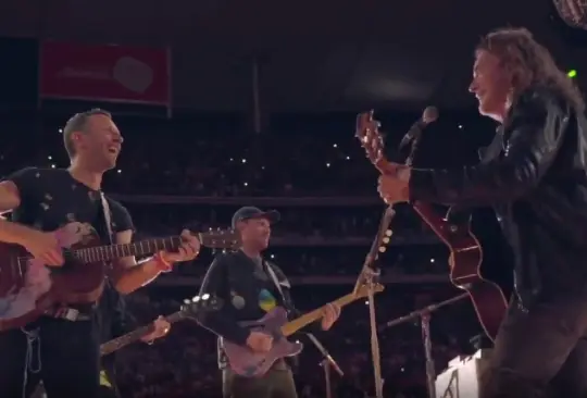 Coldplay canta con Fher de Maná