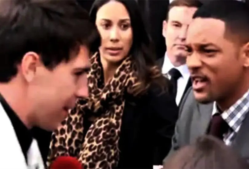 Will Smith da cachetada a reportero Will Smith da cachetada a reportero
