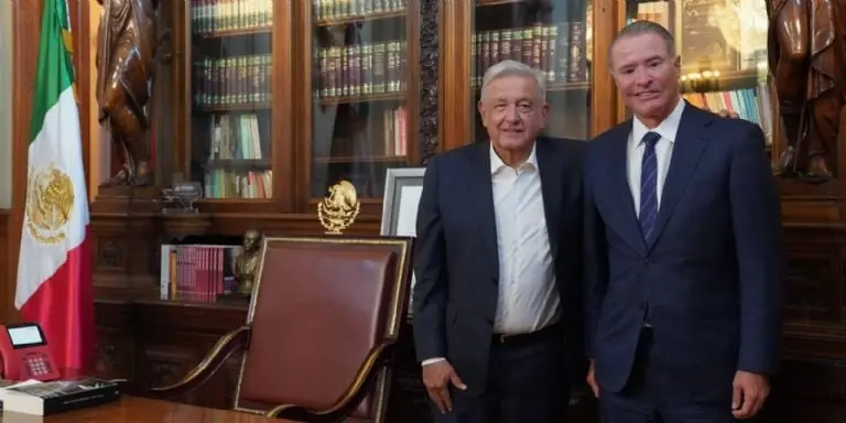 El presidente Andrés Manuel López Obrador y Quirino Ordaz, ex goberndor de Sinaloa. (Cuartoscuro)
