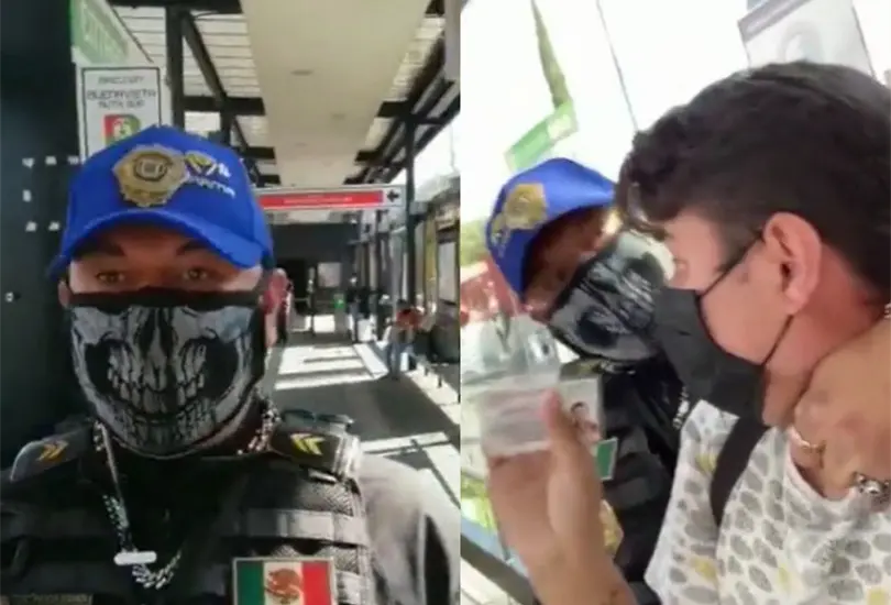 Suspenden a policía que agredió a personas discapacitadas en Metrobús San Lázaro VIDEO Suspenden a policía que agredió a personas discapacitadas en Metrobús San Lázaro VIDEO