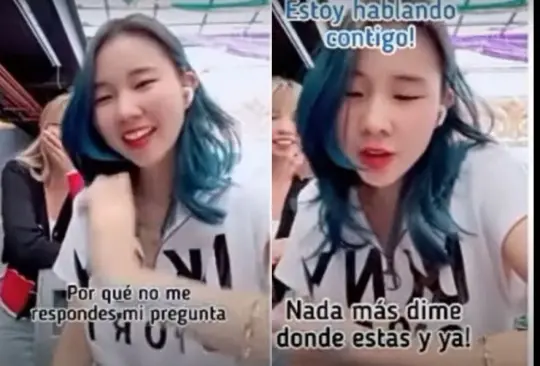 TikToker corenaa hace broma a su novio mexicano y este reacciona de manera violenta