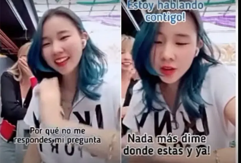 TikToker corenaa hace broma a su novio mexicano y este reacciona de manera violenta TikToker corenaa hace broma a su novio mexicano y este reacciona de manera violenta