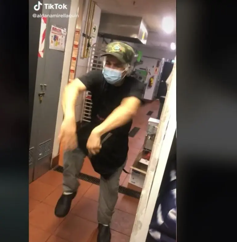 Baila en su trabajo (TikTok)