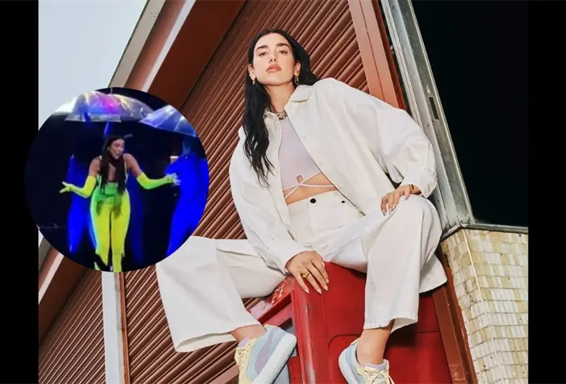 Acusan a Dua Lipa de realizar playback en concierto en vivo Acusan a Dua Lipa de realizar playback en concierto en vivo