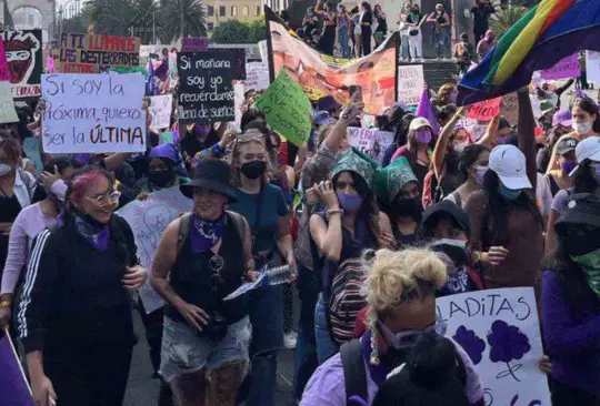 Miles de mujeres se reunieron en diferentes partes de la CDMX para marchar este 8 de marzo.