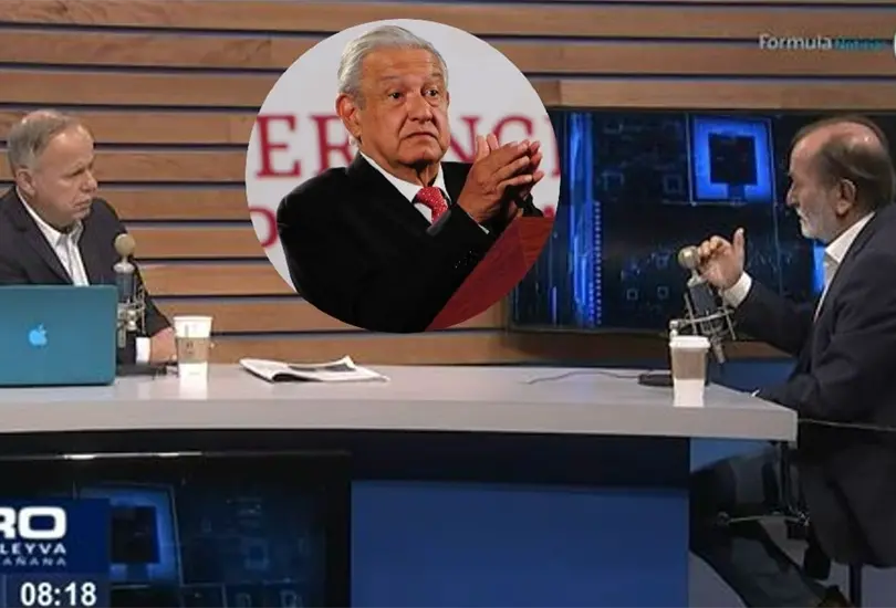 Epigmenio Ibarra acude a noticiero de Ciro G&oacute;mez Leyva para hablar sobre el tema de la violencia en M&eacute;xico. 