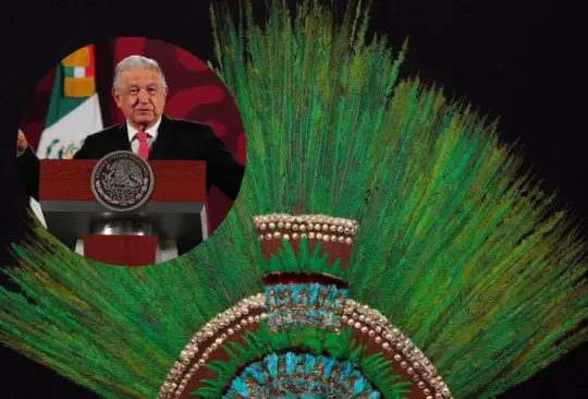 Periodista holandés cuestiona a AMLO sobre penacho de Moctezuma Periodista holandés cuestiona a AMLO sobre penacho de Moctezuma