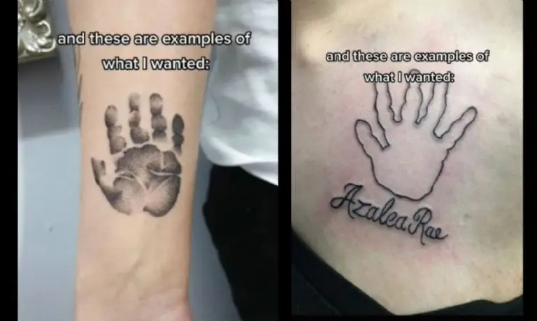 Lo arruinó; Mujer decide tatuarse la huella de su hija y el resultado fue decepcionante - Quinto Poder