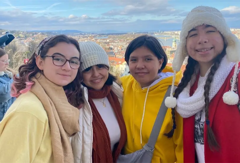 Las cuatro mexicanas que participaron en la Olimpiada Matem&aacute;tica Europea 2022,.